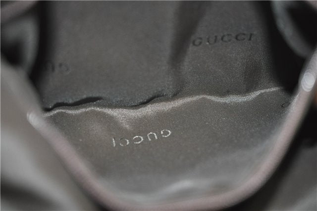 Authentic GUCCI Vintage Shoulder Bag GG Canvas Leather 0013814 Brown 0470F