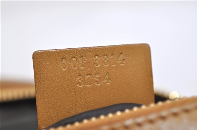 Authentic GUCCI Vintage Shoulder Bag GG Canvas Leather 0013814 Brown 0470F