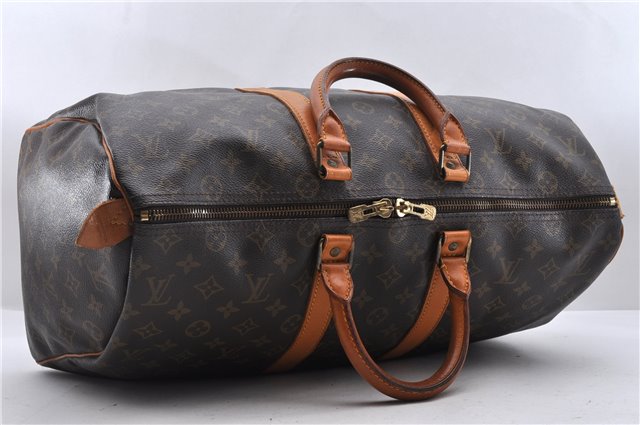 Authentic Louis Vuitton Monogram Keepall 45 Boston Bag M41428 LV 0472D