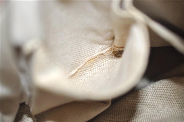 Authentic GUCCI SOHO Tassel Chain Shoulder Tote Bag PVC 308982 Beige Pink 0472E