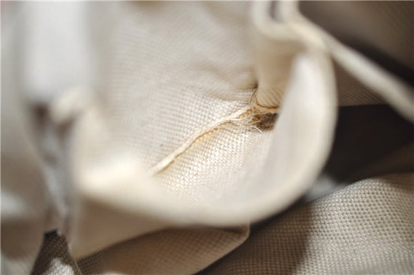 Authentic GUCCI SOHO Tassel Chain Shoulder Tote Bag PVC 308982 Beige Pink 0472E