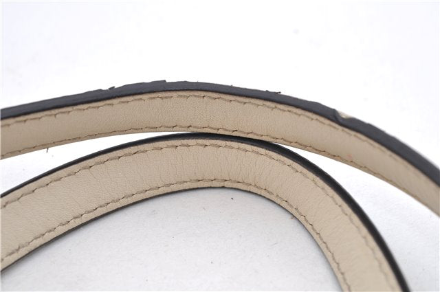 Authentic GUCCI GG Ribbon Herbarium Tote Bag Canvas Leather 432684 Ivory 0473E