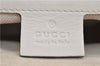Authentic GUCCI GG Ribbon Herbarium Tote Bag Canvas Leather 432684 Ivory 0473E