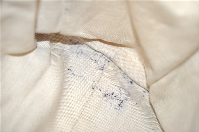 Authentic GUCCI GG Ribbon Herbarium Tote Bag Canvas Leather 432684 Ivory 0473E