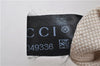 Authentic GUCCI GG Ribbon Herbarium Tote Bag Canvas Leather 432684 Ivory 0473E