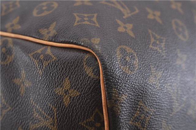 Authentic Louis Vuitton Monogram Keepall 60 Boston Bag M41422 LV 0477D