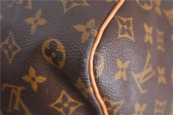 Authentic Louis Vuitton Monogram Keepall 60 Boston Bag M41422 LV 0477D