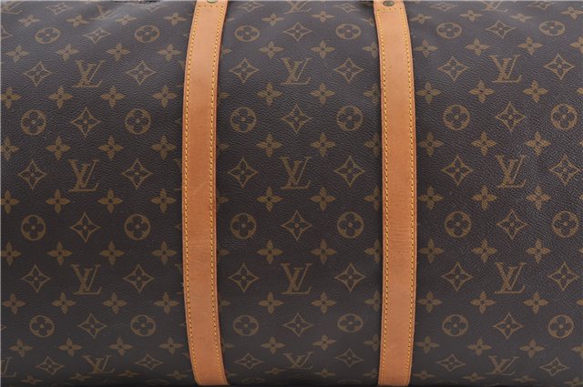 Authentic Louis Vuitton Monogram Keepall 60 Boston Bag M41422 LV 0477D