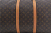 Authentic Louis Vuitton Monogram Keepall 60 Boston Bag M41422 LV 0477D