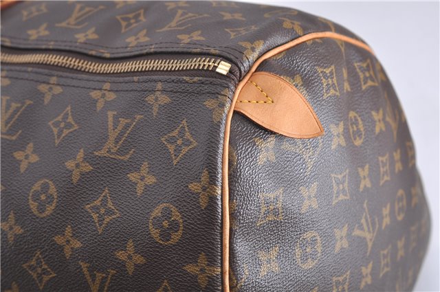 Authentic Louis Vuitton Monogram Keepall 60 Boston Bag M41422 LV 0477D