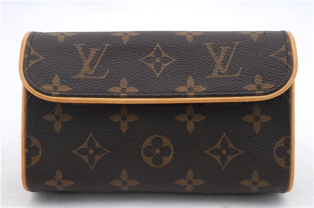 Auth Louis Vuitton Monogram Pochette Florentine Pouch Waist Bag M51855 LV 0479D