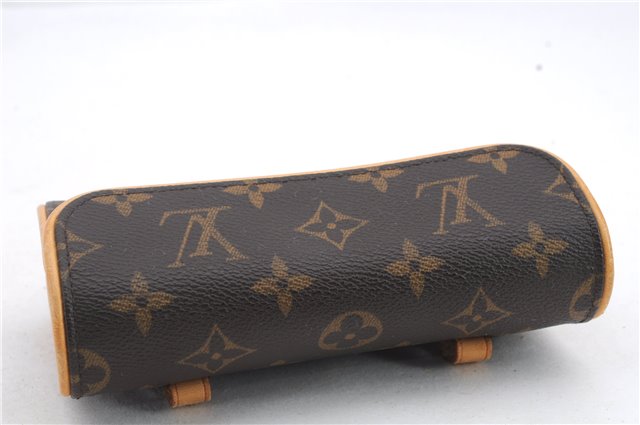 Auth Louis Vuitton Monogram Pochette Florentine Pouch Waist Bag M51855 LV 0479D