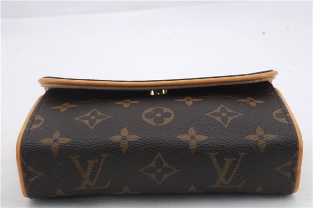 Auth Louis Vuitton Monogram Pochette Florentine Pouch Waist Bag M51855 LV 0479D