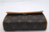 Auth Louis Vuitton Monogram Pochette Florentine Pouch Waist Bag M51855 LV 0479D