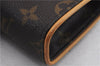 Auth Louis Vuitton Monogram Pochette Florentine Pouch Waist Bag M51855 LV 0479D