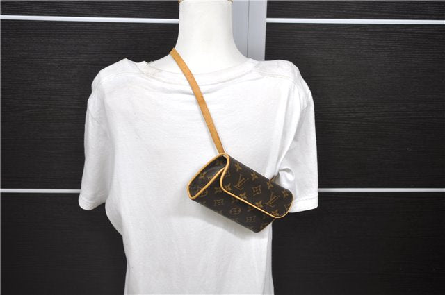 Auth Louis Vuitton Monogram Pochette Florentine Pouch Waist Bag M51855 LV 0479D