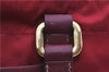 Authentic PRADA Nylon Tessuto Leather Shoulder Tote Bag Red 0479E