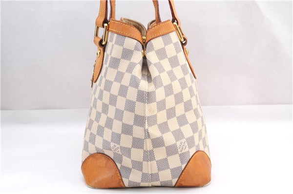 Authentic Louis Vuitton Damier Azur Hampstead PM N51207 Shoulder Tote Bag 0479F