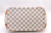Authentic Louis Vuitton Damier Azur Hampstead PM N51207 Shoulder Tote Bag 0479F