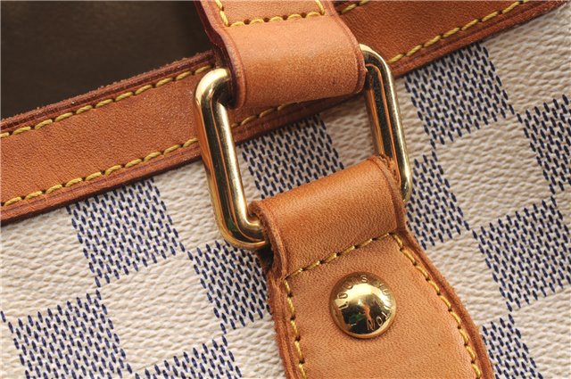 Authentic Louis Vuitton Damier Azur Hampstead PM N51207 Shoulder Tote Bag 0479F