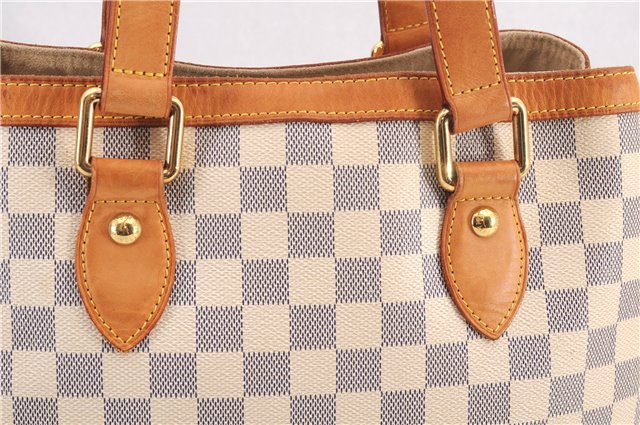 Authentic Louis Vuitton Damier Azur Hampstead PM N51207 Shoulder Tote Bag 0479F