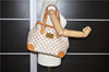 Authentic Louis Vuitton Damier Azur Hampstead PM N51207 Shoulder Tote Bag 0479F
