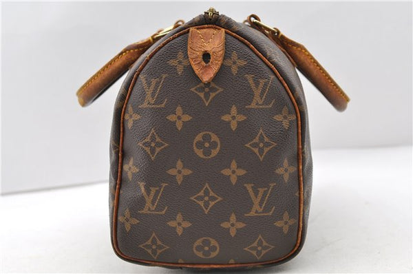 Authentic Louis Vuitton Monogram Speedy 25 Hand Bag M41528 LV 0481D