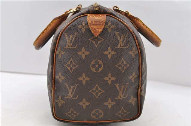 Authentic Louis Vuitton Monogram Speedy 25 Hand Bag M41528 LV 0481D