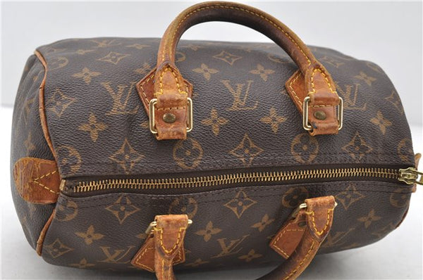 Authentic Louis Vuitton Monogram Speedy 25 Hand Bag M41528 LV 0481D