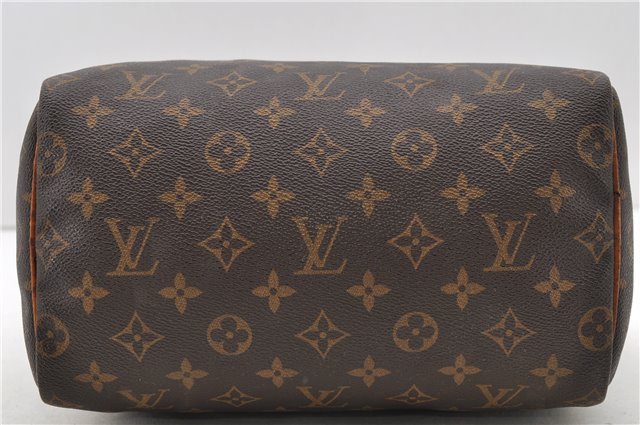 Authentic Louis Vuitton Monogram Speedy 25 Hand Bag M41528 LV 0481D