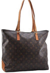 Auth Louis Vuitton Monogram Cabas Mezzo Shoulder Tote Bag M51151 LV Junk 0481F