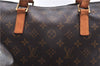 Auth Louis Vuitton Monogram Cabas Mezzo Shoulder Tote Bag M51151 LV Junk 0481F