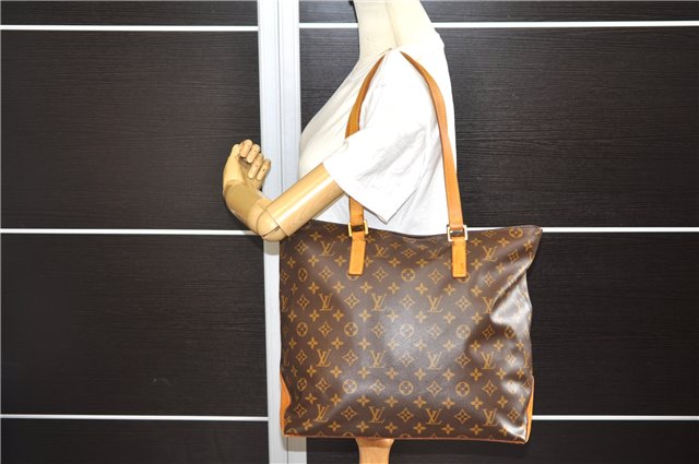Auth Louis Vuitton Monogram Cabas Mezzo Shoulder Tote Bag M51151 LV Junk 0481F