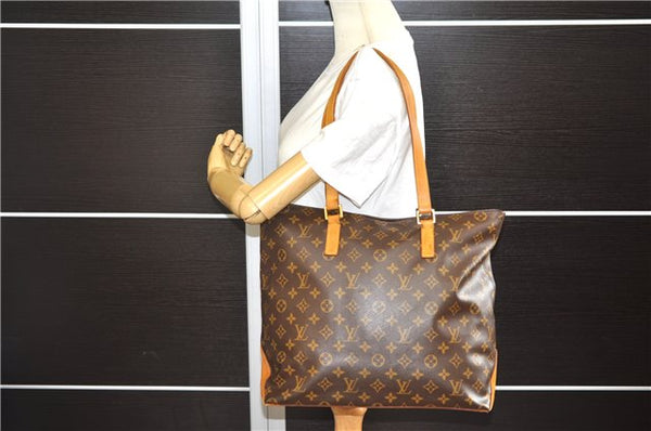 Auth Louis Vuitton Monogram Cabas Mezzo Shoulder Tote Bag M51151 LV Junk 0481F