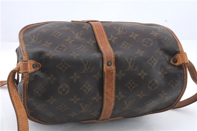 Auth Louis Vuitton Monogram Saumur 30 Shoulder Cross Body Bag M42256 LV 0482D