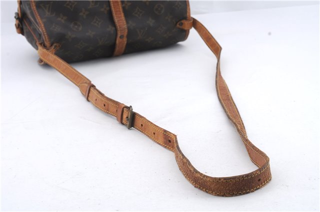 Auth Louis Vuitton Monogram Saumur 30 Shoulder Cross Body Bag M42256 LV 0482D