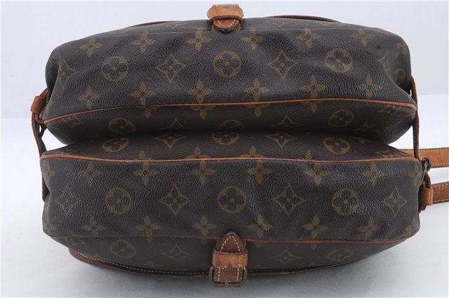 Auth Louis Vuitton Monogram Saumur 30 Shoulder Cross Body Bag M42256 LV 0482D