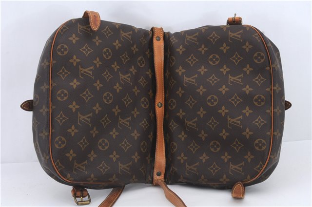 Auth Louis Vuitton Monogram Saumur 30 Shoulder Cross Body Bag M42256 LV 0482D