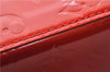 Authentic Louis Vuitton Vernis Reade PM Hand Bag Red M91088 LV 0483D