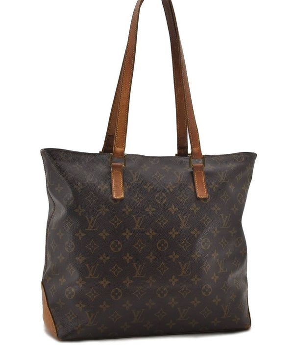 Authentic Louis Vuitton Monogram Cabas Mezzo Tote Bag M51151 LV 0487D