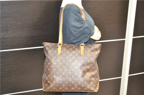 Authentic Louis Vuitton Monogram Cabas Mezzo Tote Bag M51151 LV 0487D