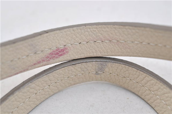 Auth Louis Vuitton Monogram Empreinte Lumineuse PM Tote Bag M93411 White 0488E