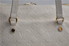 Auth Louis Vuitton Monogram Empreinte Lumineuse PM Tote Bag M93411 White 0488E