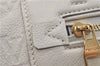 Auth Louis Vuitton Monogram Empreinte Lumineuse PM Tote Bag M93411 White 0488E