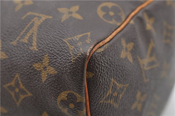 Authentic Louis Vuitton Monogram Speedy 25 Hand Bag M41528 LV Junk 0489D