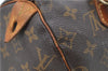 Authentic Louis Vuitton Monogram Speedy 25 Hand Bag M41528 LV Junk 0489D