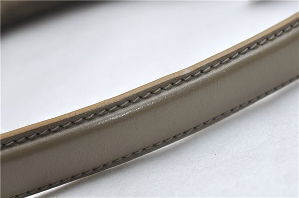 Authentic GUCCI Vintage Shoulder Bag Purse Nylon Leather Green  0489E