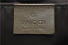 Authentic GUCCI Vintage Shoulder Bag Purse Nylon Leather Green  0489E