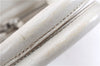 Authentic BURBERRY Vintage Leather Shoulder Hand Bag Purse White 0490E