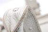Authentic BURBERRY Vintage Leather Shoulder Hand Bag Purse White 0490E